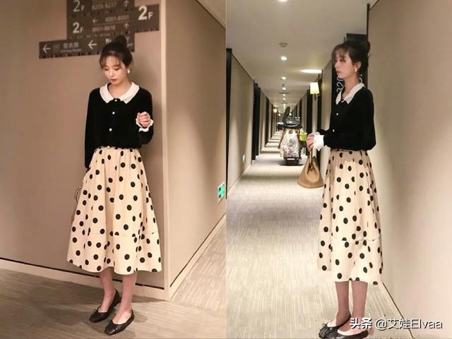 矮个子女生穿连衣衬衫裙,小个子显高裙裤