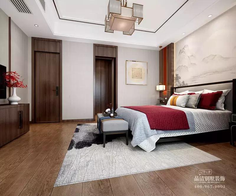 常州别墅装修|东方深沉韵味,幽幽新中式风