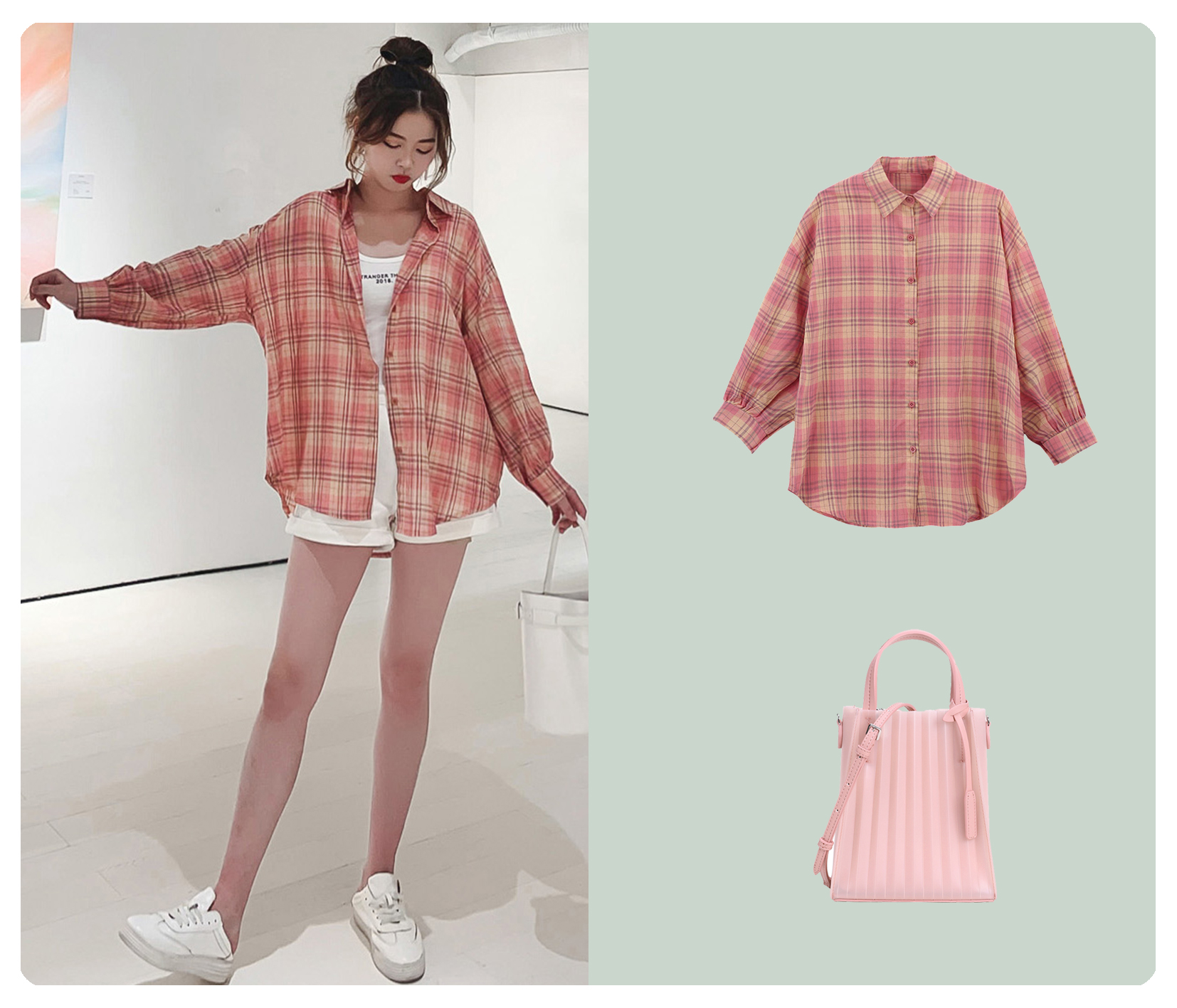 夏日20套时髦穿搭简约又好看,10款清新甜美风穿搭