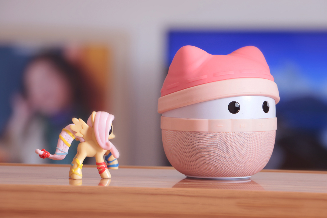 让孩子从小就听好声音,阿希莫双子猫儿童智能音箱