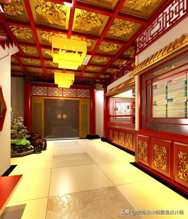 50平米禅意中医养生馆设计图,中医养生理疗会所设计