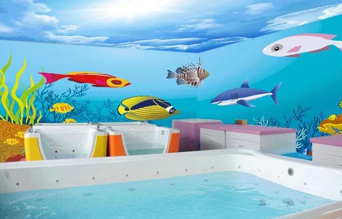 婴儿游泳馆怎么弄排水,婴儿游泳馆下水