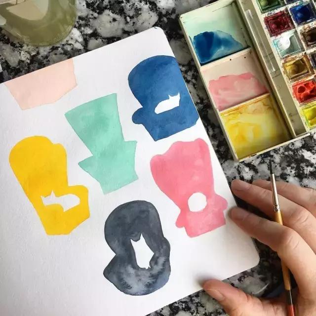 手残党零基础画,纹理画教程初学者