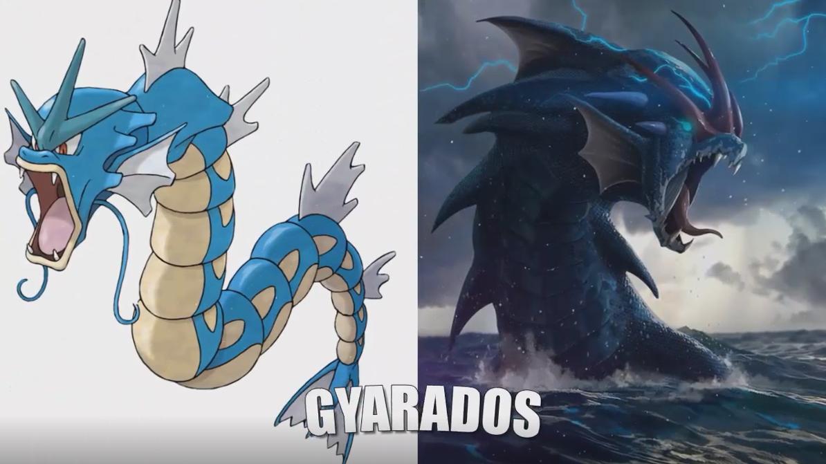 精灵宝可梦怪兽画风，暴鲤龙成凶猛海怪，甲贺忍蛙矫健帅气