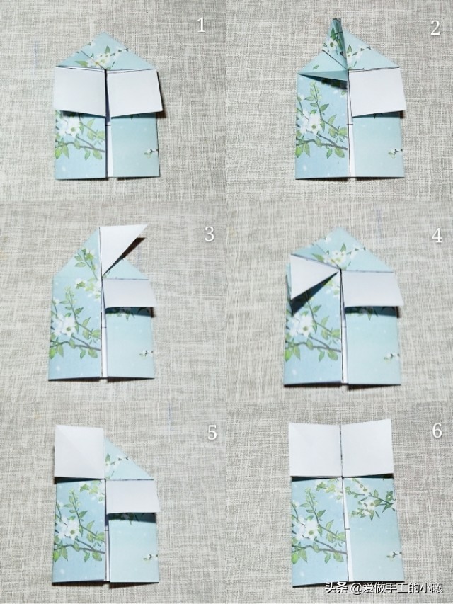 怎么叠蝴蝶信封折纸,家里怎么做蝴蝶信封
