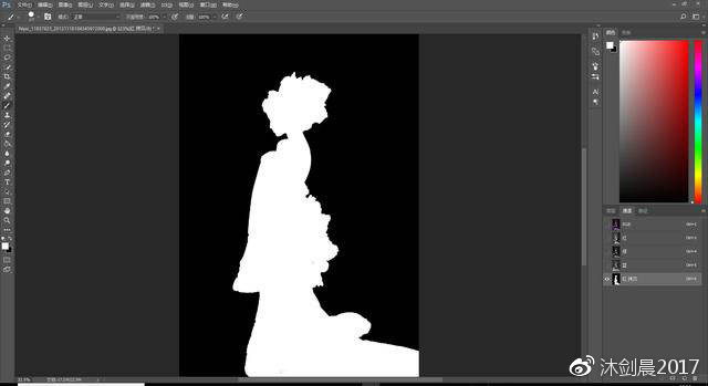ps抠图更换背景最快又完整的方法,通道抠图背景和图像相近的颜色