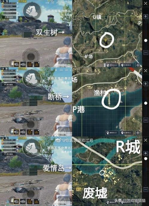 和平精英打卡地点情侣必去,和平精英特训岛的玫瑰花在哪