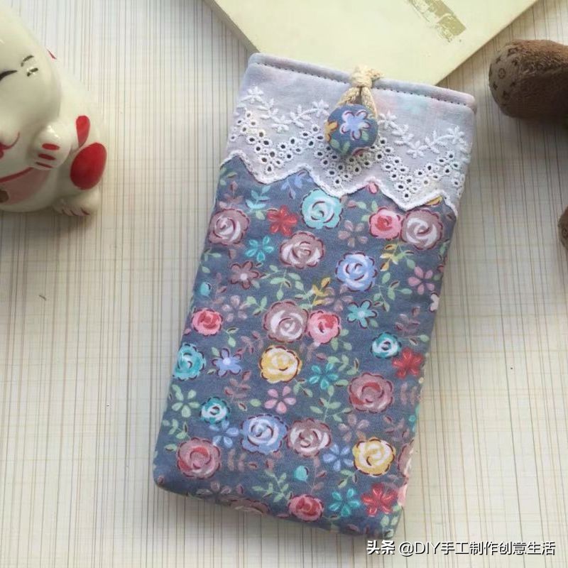 布艺手机套15pro,diy手工手机套