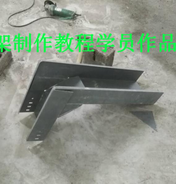 桥架各种弯头制作合集,150x100桥架90度弯头和45度弯头做法