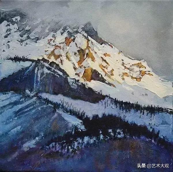 外国女画家油画风景作品清新,琳达油画作品欣赏