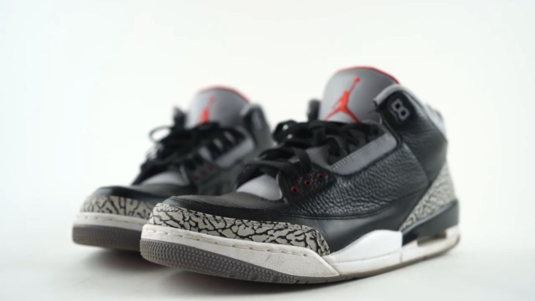 藤原浩都偏爱！AirJordan3“黑水泥”，爆穿5年后是什么样？