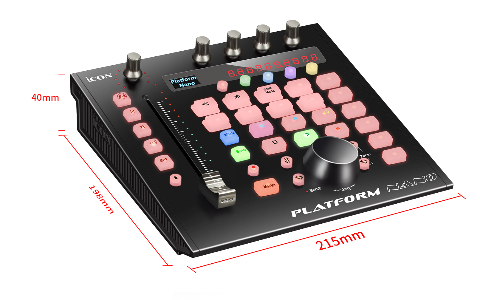 icon控制器新款,可拼接的midi控制器