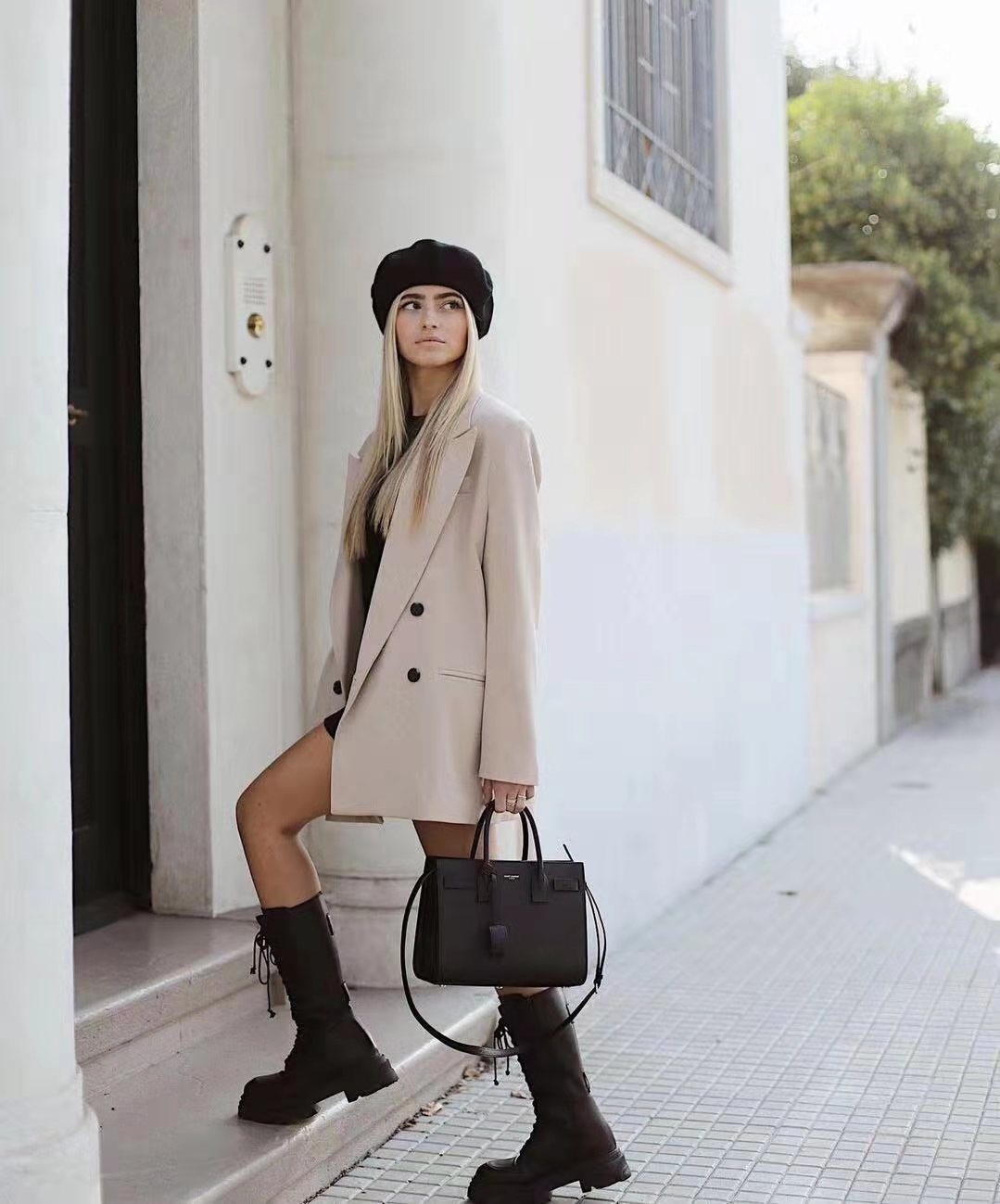 短西装搭配什么裤子好看,西装外套和西装阔腿短裤配什么鞋