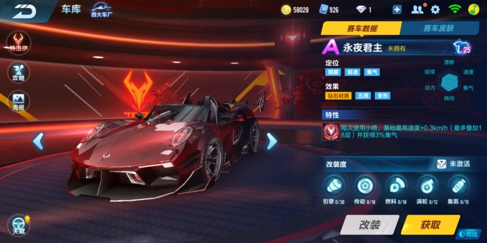 qq飞车里面的六喷赛车,QQ飞车手游钻石礼包券