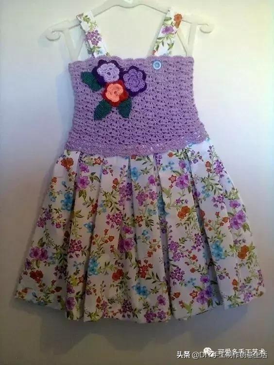 布艺手工制作蓬蓬裙,钩织裙子视频