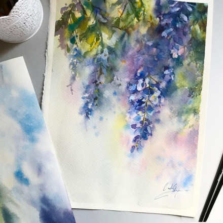 水彩表达情绪,水彩积极向上的画