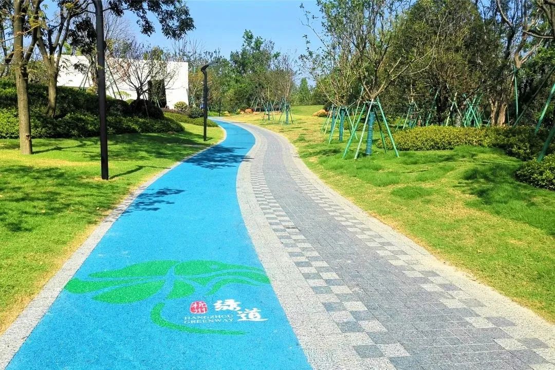 2019年杭州最美绿道,余杭街道苕溪北岸绿道
