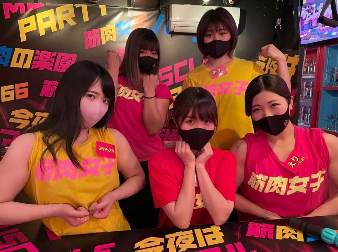 日本的肌肉女街头秀肌肉,日本肌肉女子