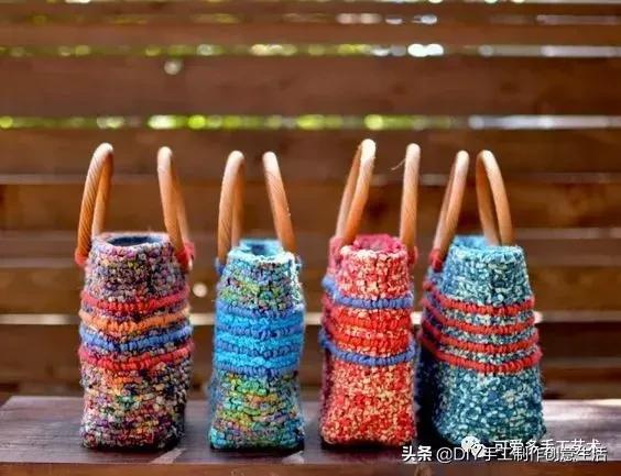 旧衣服别再扔掉了袖子缝成桶状,旧衣服怎么做布条