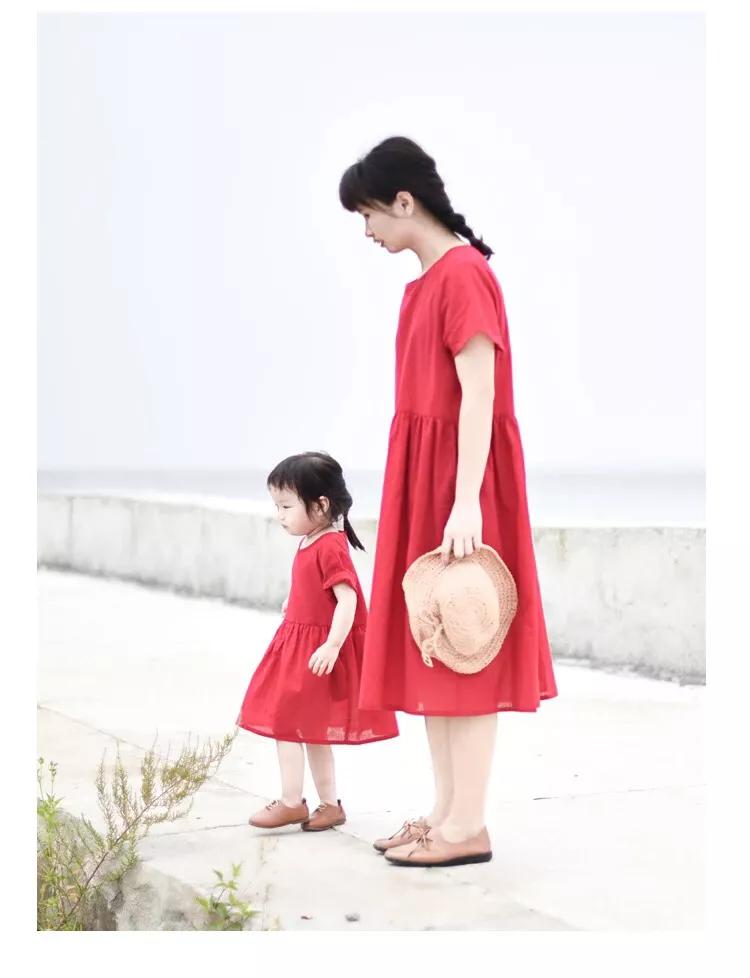 dollyave高级感小香风亲子连衣裙,亲子连衣裙穿搭技巧