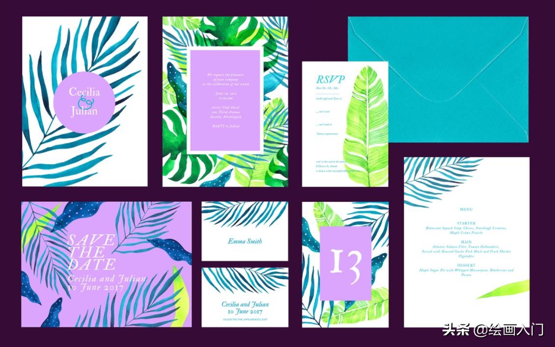 民族风插画简单又漂亮 (适合手绘的现代中国风插画)