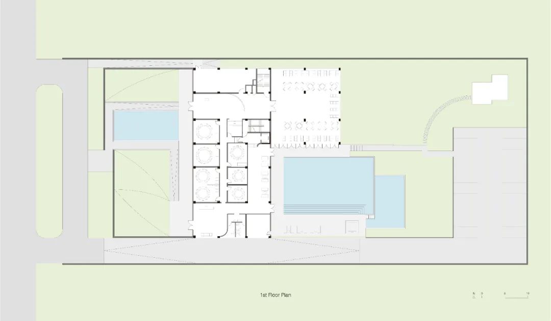两亩地民宿设计方案效果图,乡村两层排屋民宿设计