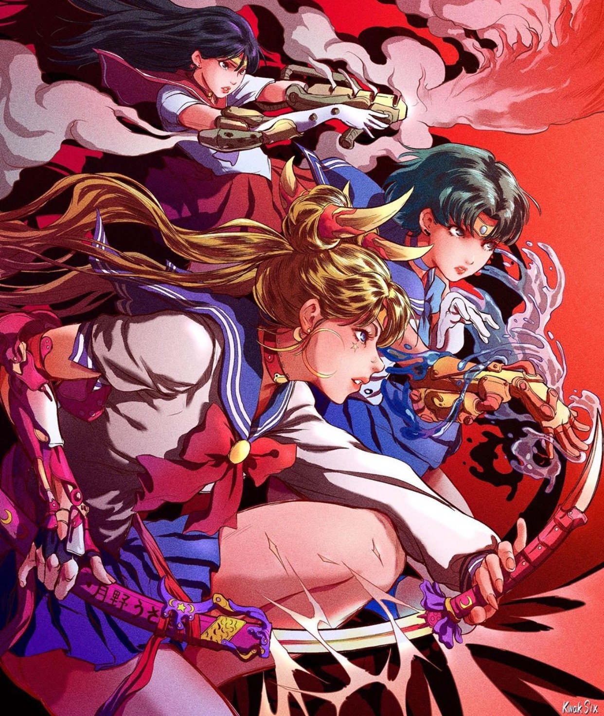 美少女战士实际上的变身速度,美少女战士变身大对比