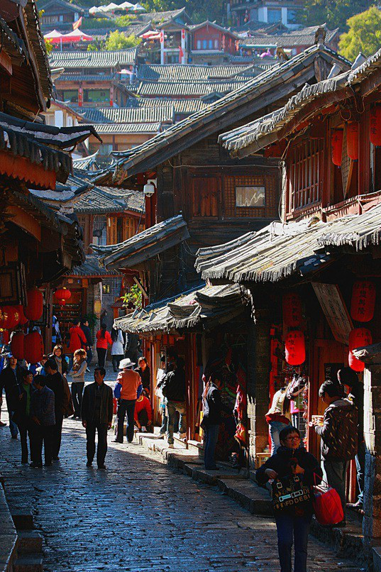 年味民俗闹新春丽江,丽江古城春节冷不冷