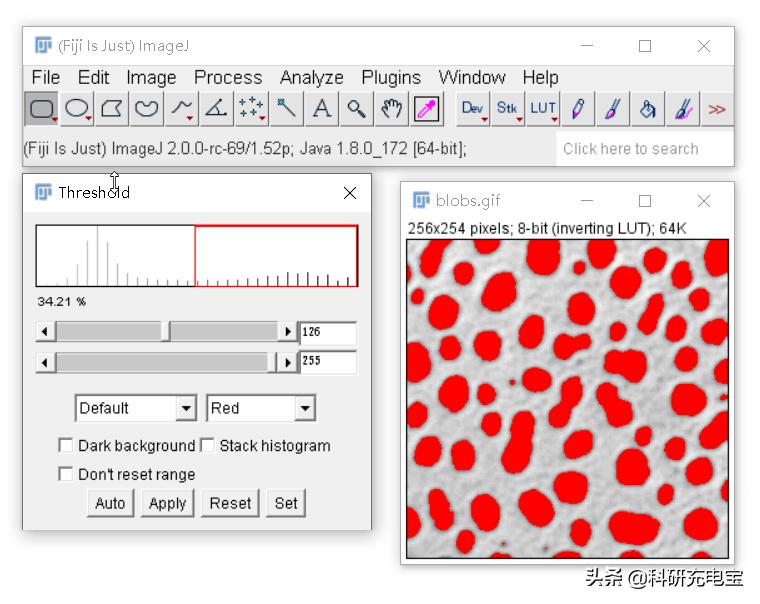 imagej标尺的位置,imagej自动选择区域