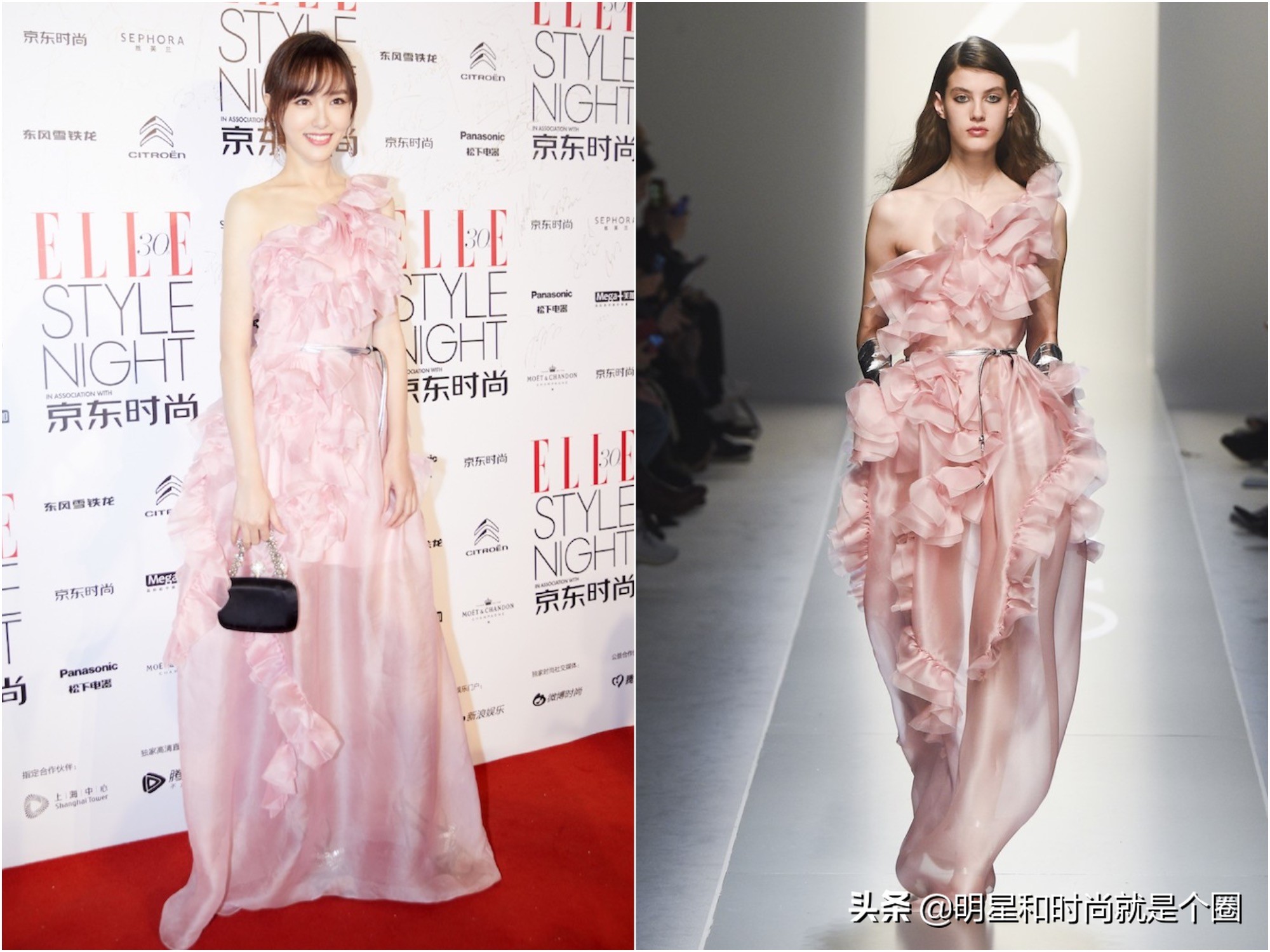 着红装的唐嫣美到冒泡,你穿起来真好看抖音