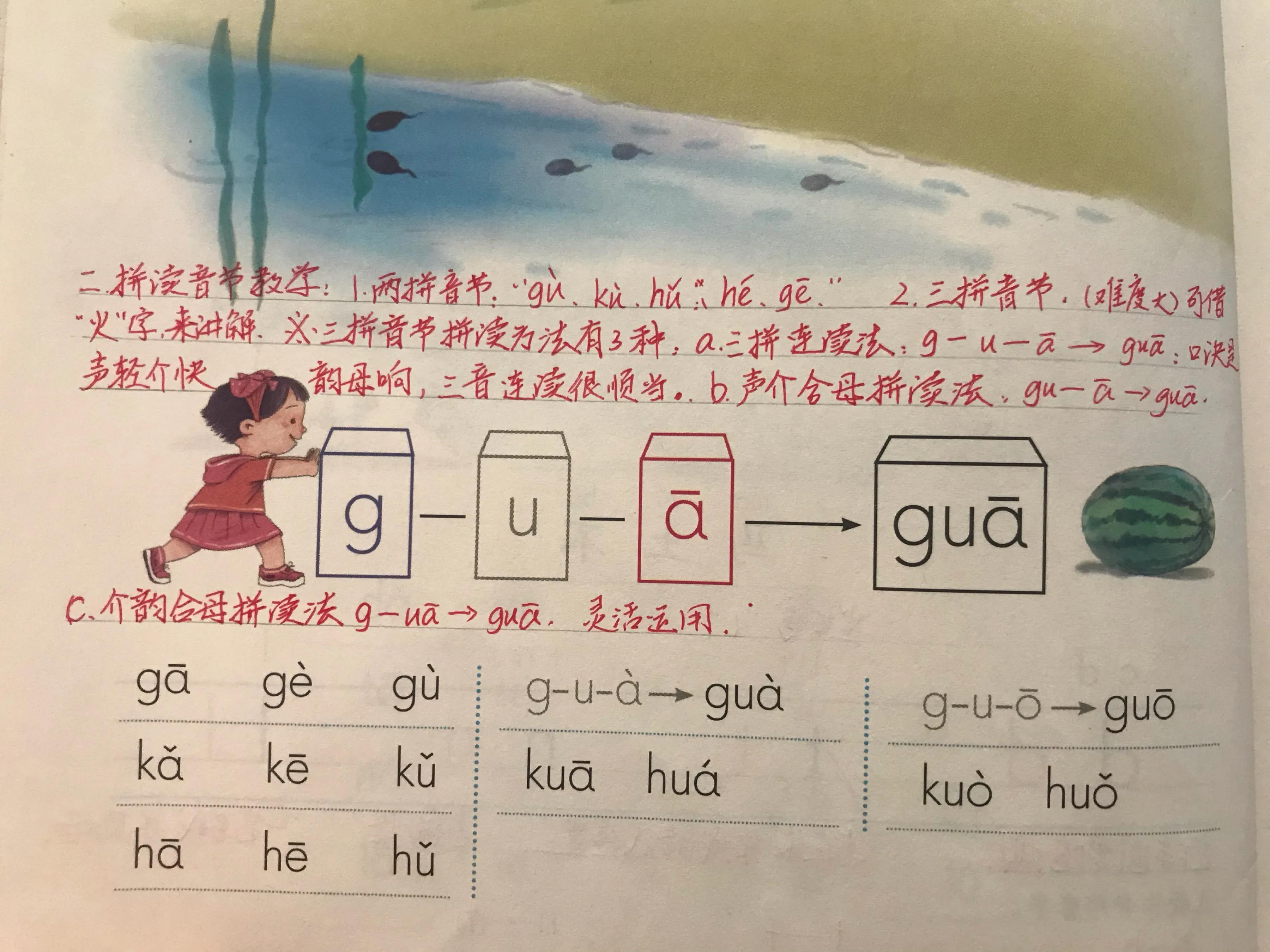 三拼音节拼音拼读方法一年级,教一年级快速的学拼音拼读技巧
