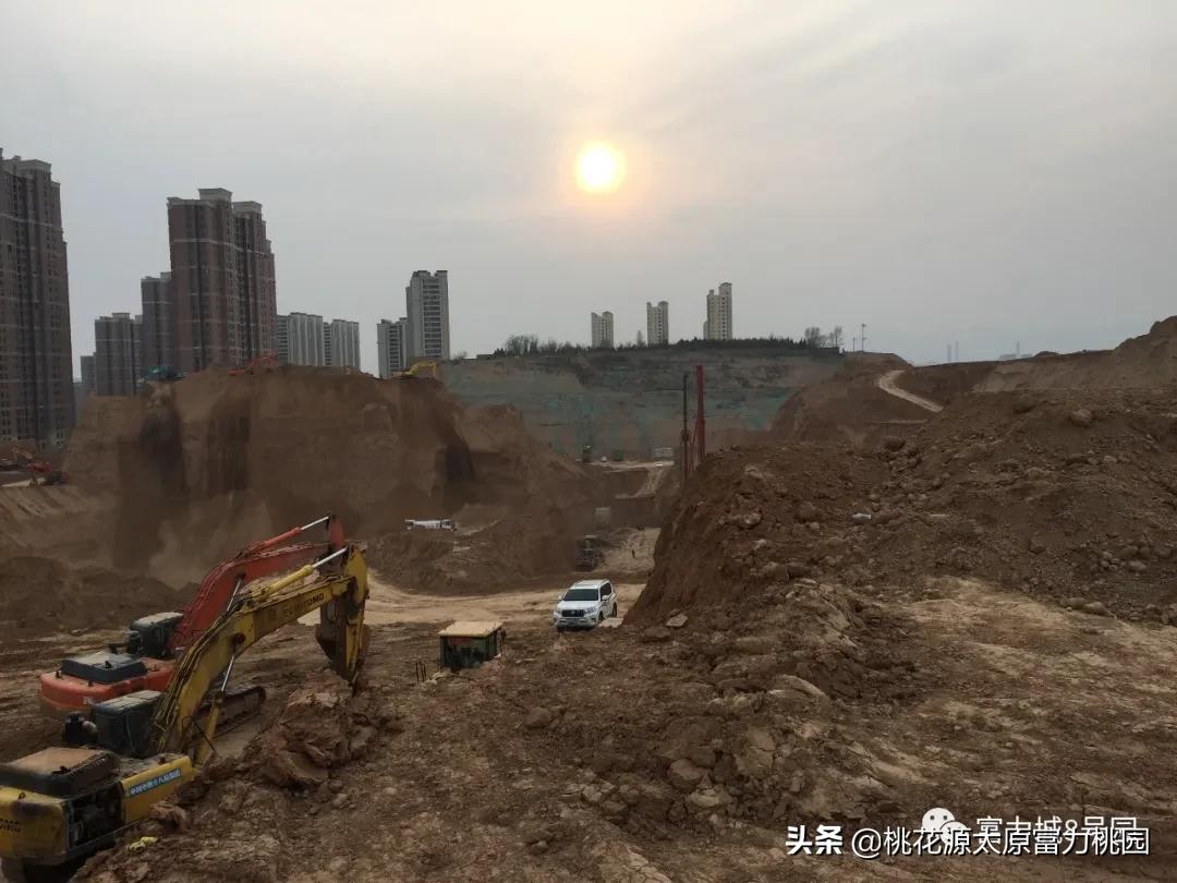 太原富力城九号院施工现场,太原富力城八号园东区