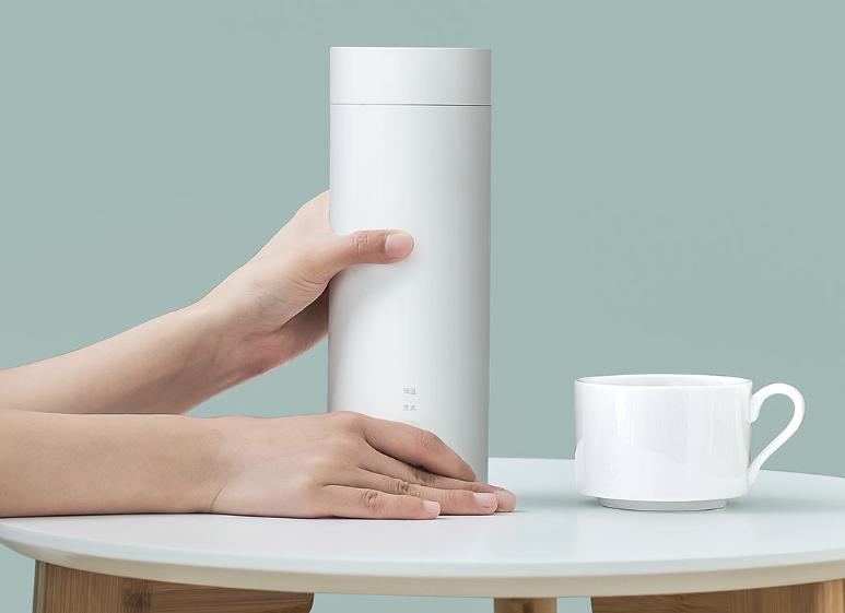 担心公共热水机不安全？小米私人热水杯，100度速热出行必备