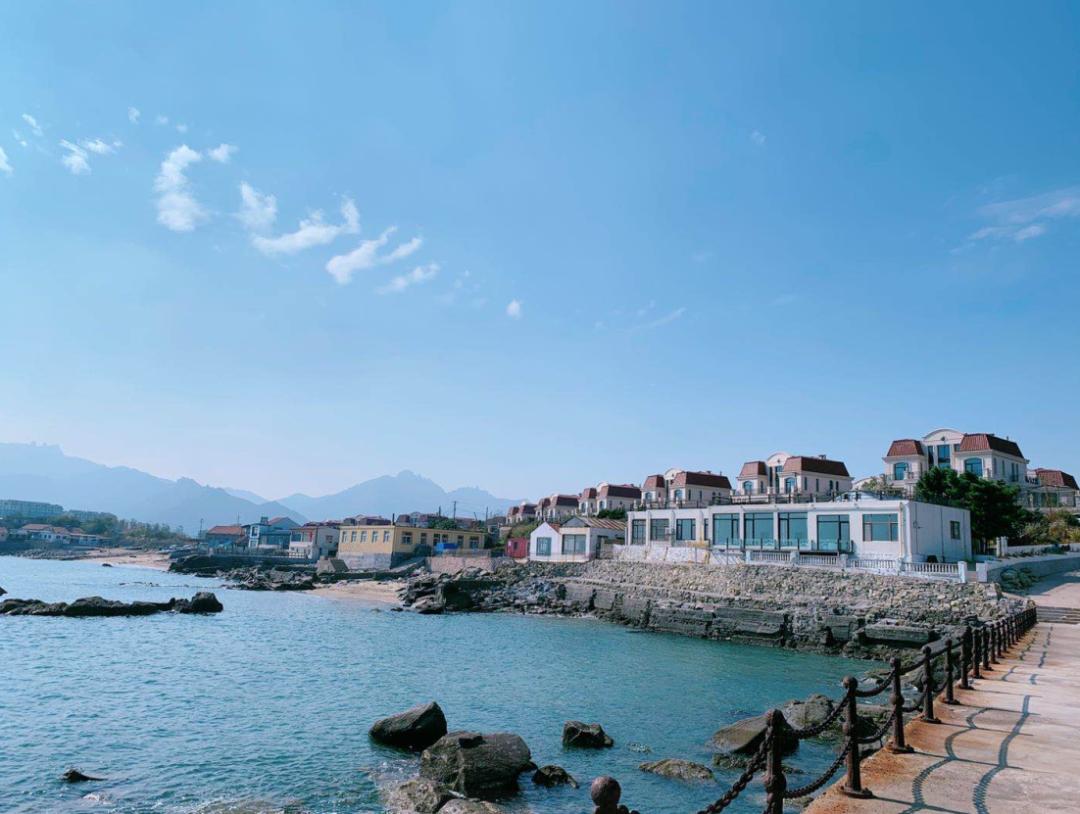 青岛崂山君澜度假酒店圣诞节,崂山君澜度假酒店附近的沙滩