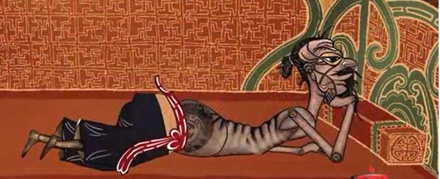 桃花源记国画图片图文,桃花源记水墨画欣赏