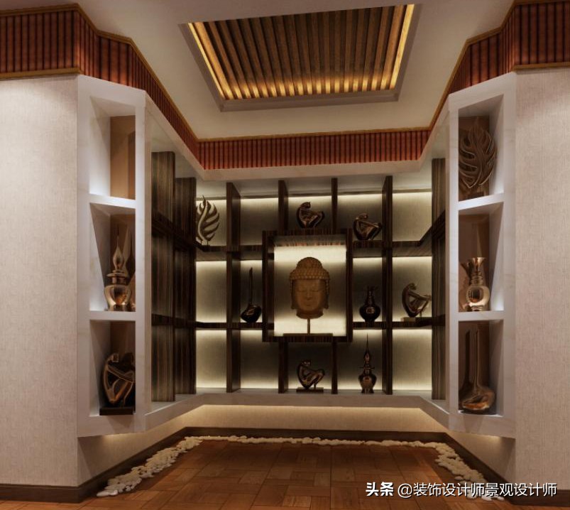 50平米禅意中医养生馆设计图,中医养生理疗会所设计