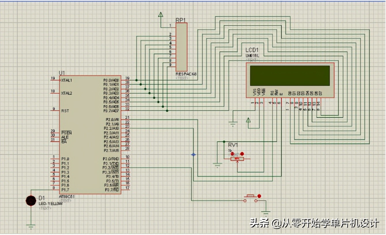 51单片机如何与lcd1602连接,lcd1602与51单片机的连接