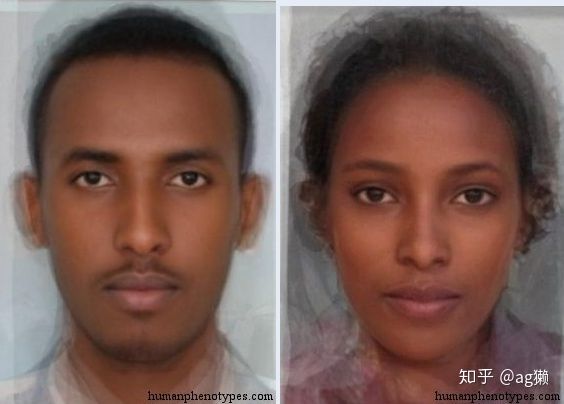 「世界人类图鉴」人类的摇篮:撒哈拉以南非洲居民的平均脸