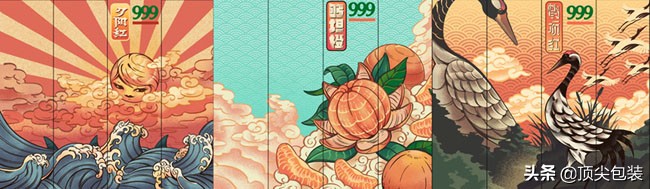 999感冒灵纸盒包装,999感冒灵插画