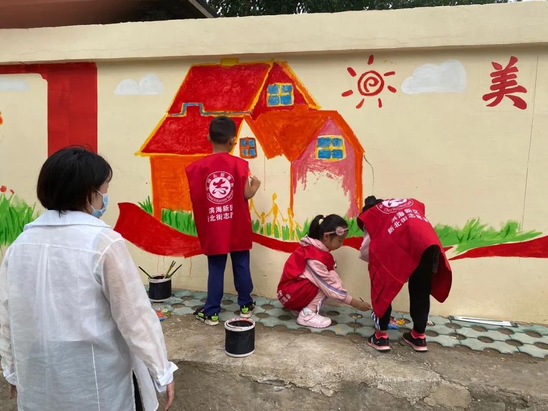 潍坊小手拉大手共创文明城照片,共绘文明城手绘图片