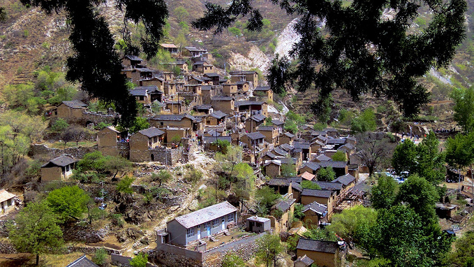 太行山深处的布达拉宫大汖古村,山西的布达拉宫