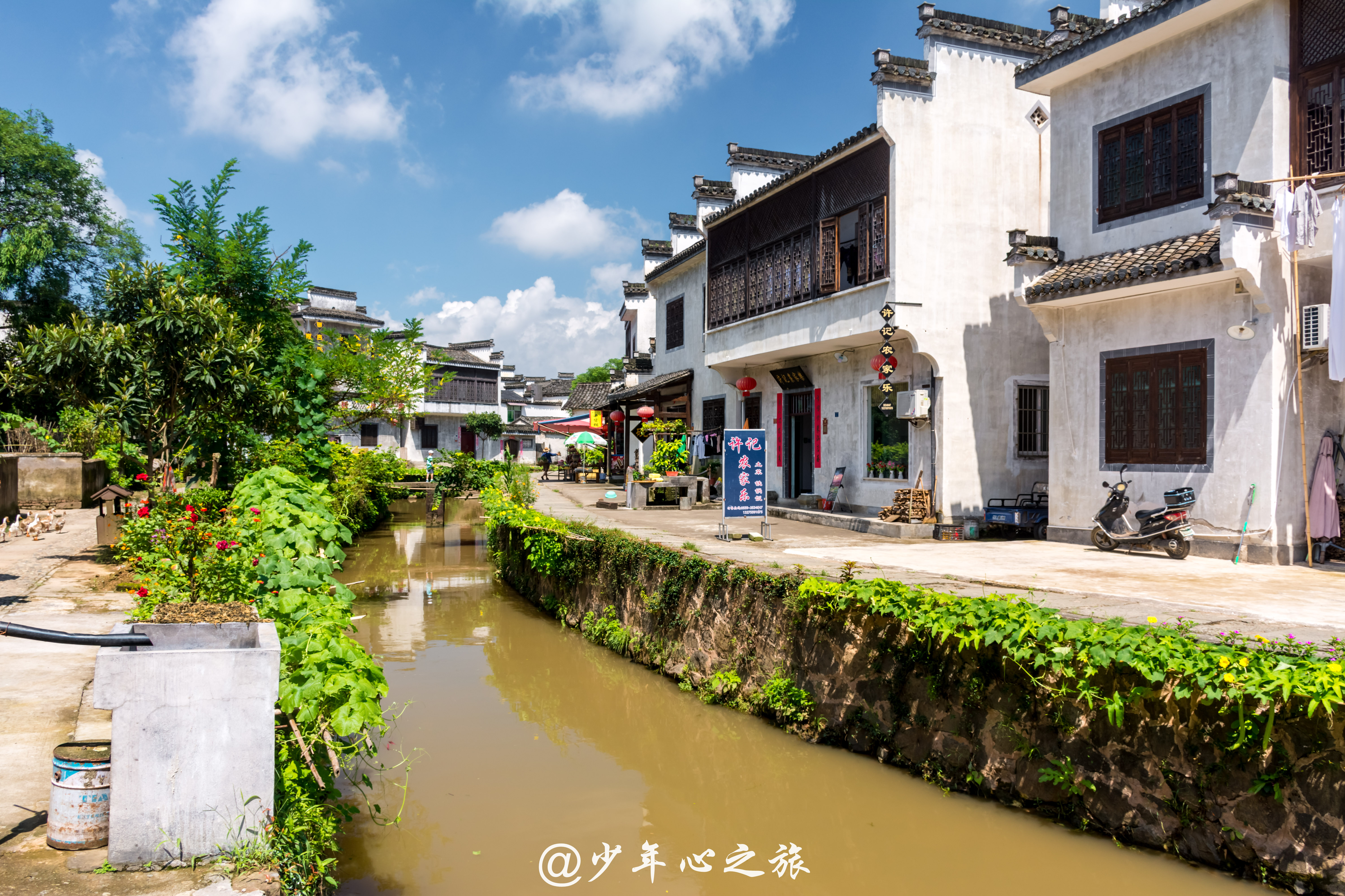 千年古村落唐模村,千年古村唐模