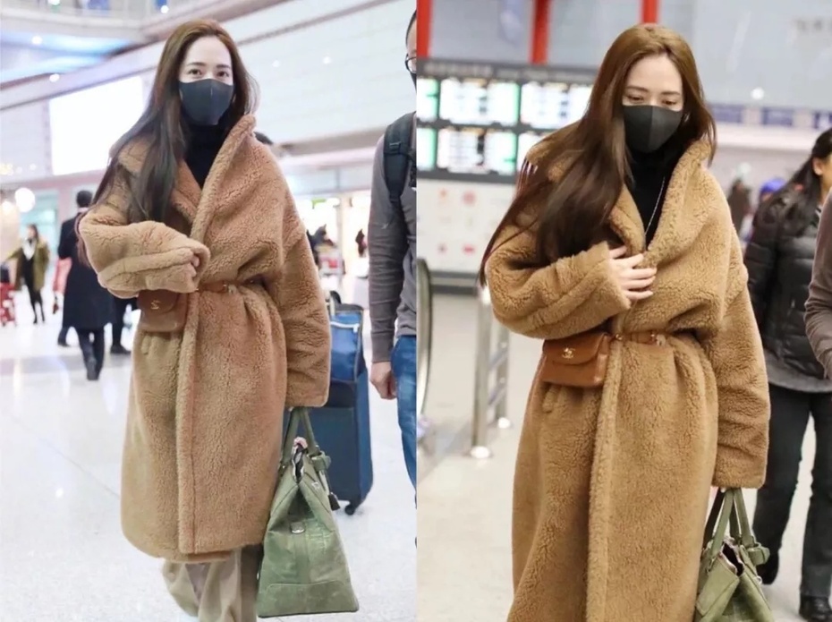 冬天女明星穿羽绒服的搭配,穿搭奇怪的明星