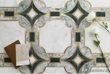 仿水刀和真水刀拼花的区别,设计师讲解水刀拼花效果