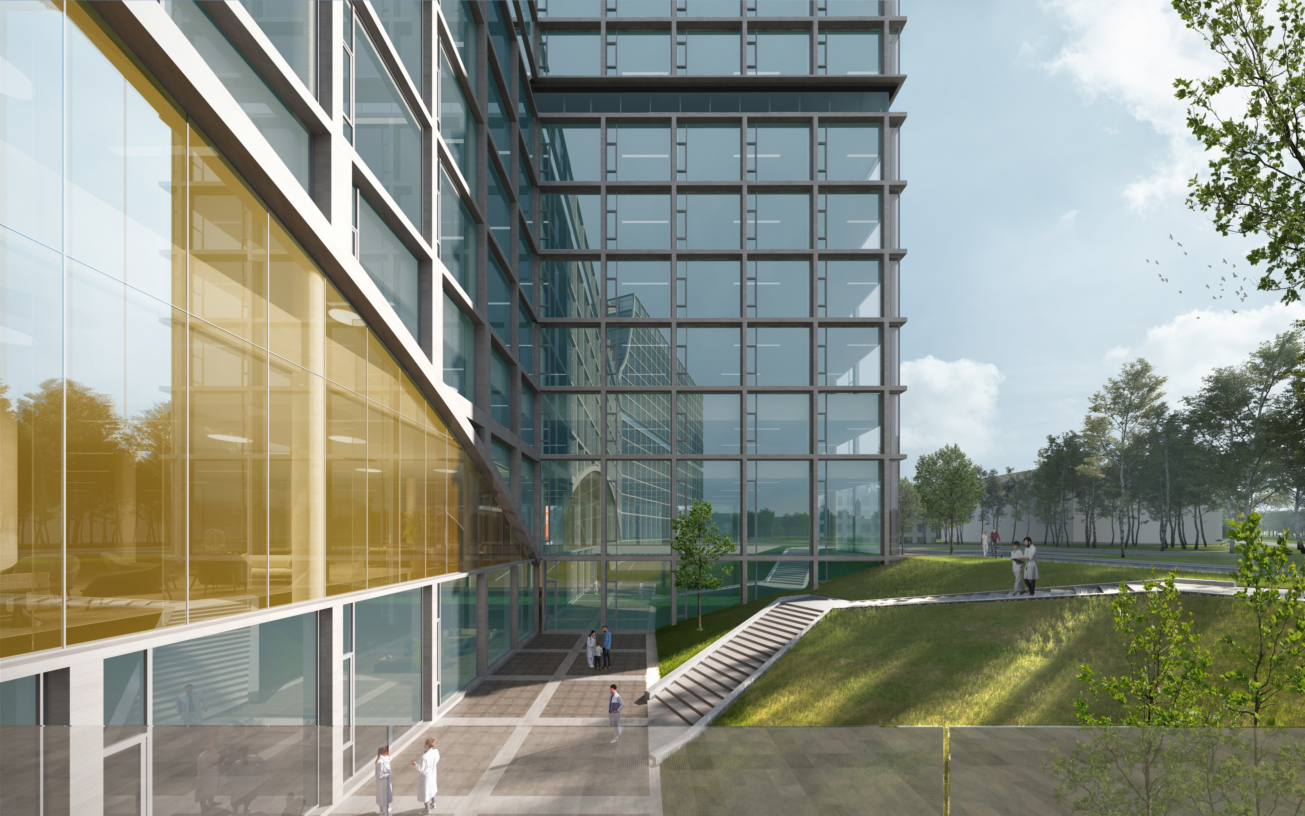 城市与河岸之间的健康客厅——沪东区域医疗中心