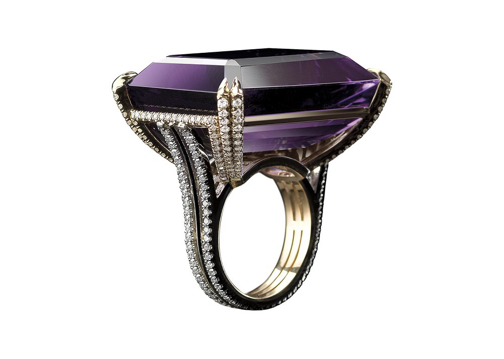 6款紫水晶珠宝,卡地亚简洁现代,36粒紫晶饱满浓郁,值得收藏