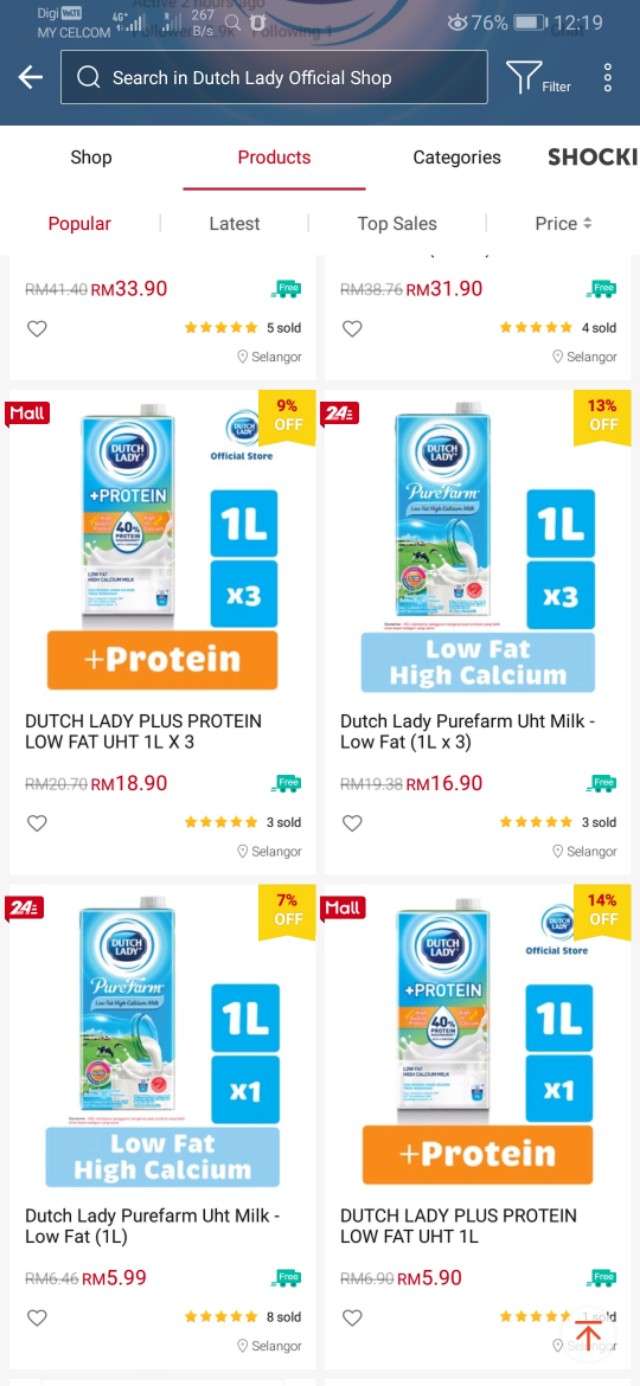 在马来西亚生活最常喝到的国民级牛奶之一-荷兰子母牌牛奶