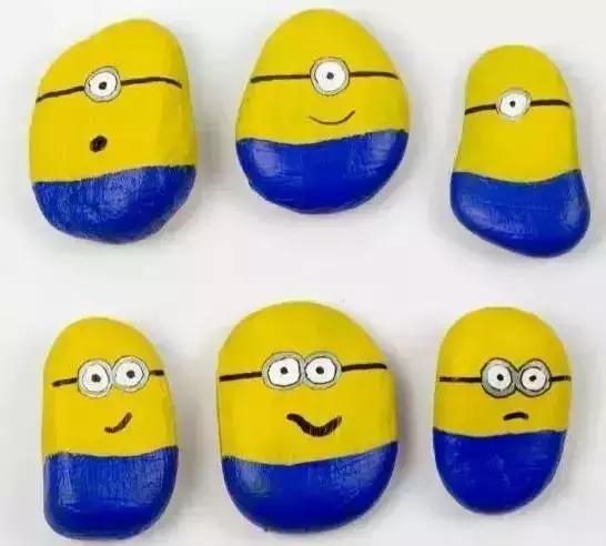 石头画简单幼儿园详细教程,简易石头手工绘画教程