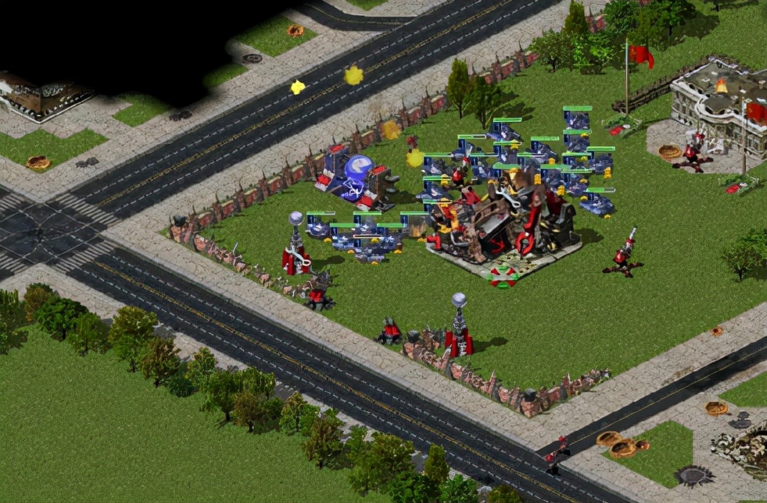 红警2核弹发射井游戏动画,红警2核战争游戏解说