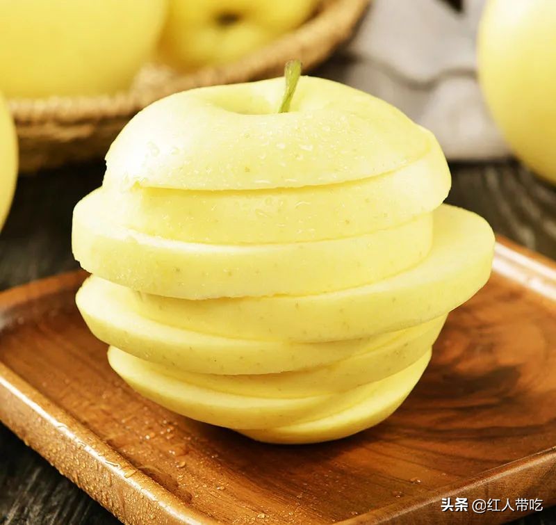 小时候吃的又黄又大的苹果,山东人小时候最爱吃的